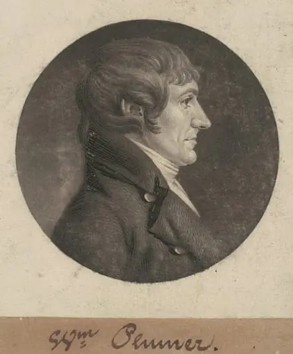 William Plumer, by Charles Balthazar Julien Févret de Saint-Mémin