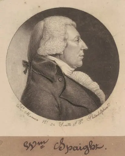 William Spaight, by Charles Balthazar Julien Févret de Saint-Mémin
