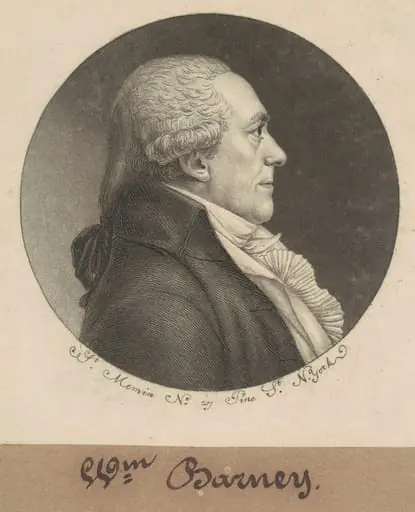 William Stevenson Barney, by Charles Balthazar Julien Févret de Saint-Mémin
