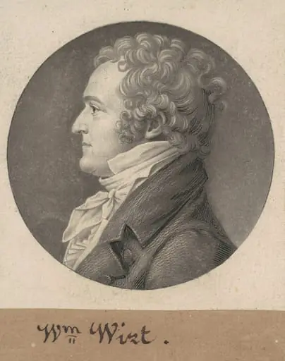 William Wirt, by Charles Balthazar Julien Févret de Saint-Mémin