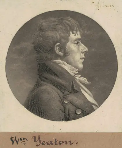 William Yeaton, by Charles Balthazar Julien Févret de Saint-Mémin