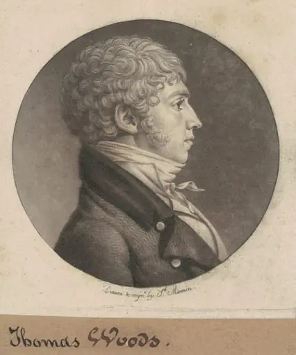Woods, by Charles Balthazar Julien Févret de Saint-Mémin