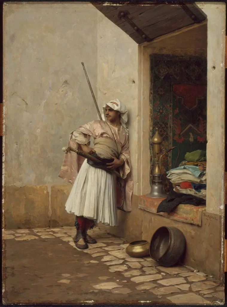 Turkish Sentinel, by Charles Bargue, unspecified