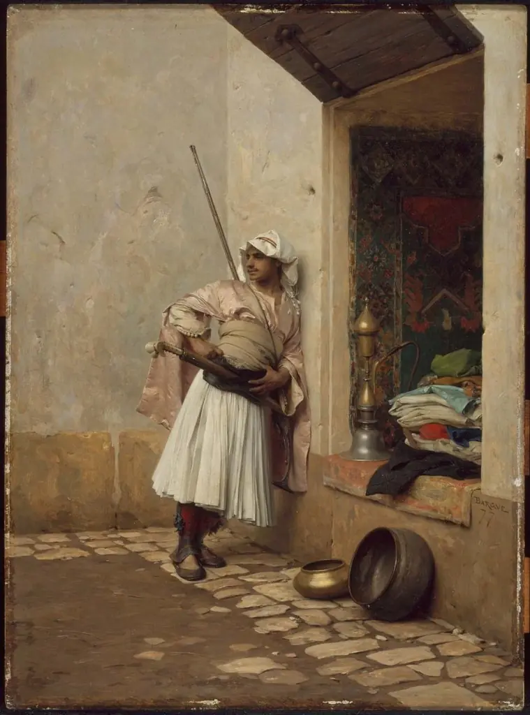 Turkish Sentinel, by Charles Bargue