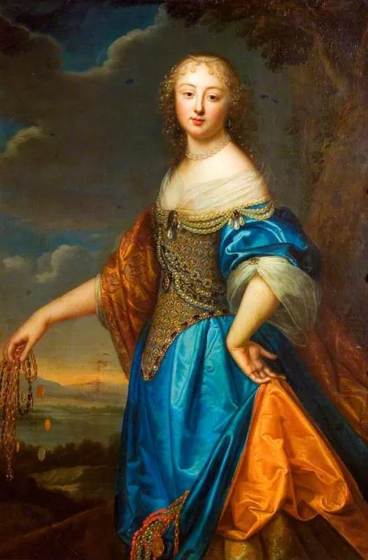 Portrait of a Lady (said to be Jeanne de Marigny), by Charles Beaubrun, oil, 1655