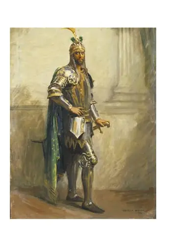 Herbert Beerbohm Tree as Othello in <i>Othello</i> by William Shakespeare, by Charles Buchel