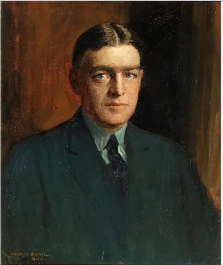 Portrait of Ernest Shackleton (1874 - 1922), Polar Explorer, by Charles Buchel