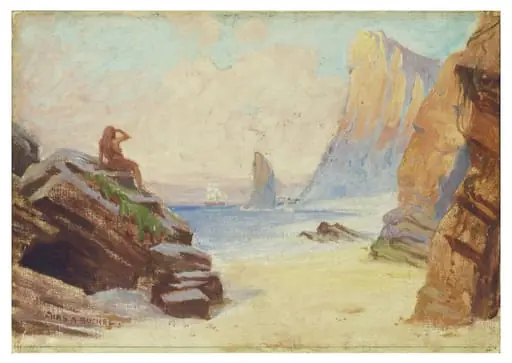 The Setting for the Last Scene of <i>The Tempest</i> by William Shakespeare, by Charles Buchel