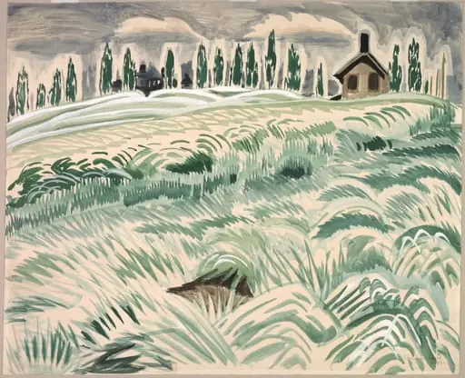 Hillside, by Charles Burchfield
