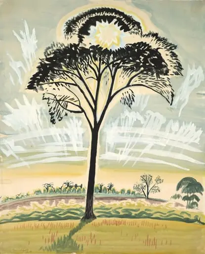 The Sun Through the Trees, by Charles Burchfield