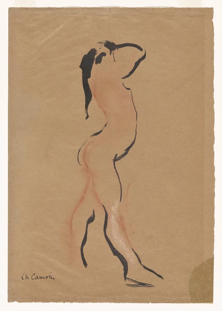 Untitled, by Charles Camoin, chalk, 1904