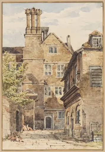 Houses and Yard, by Charles Claude Pyne