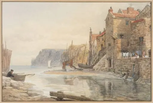 Staithes, Yorkshire, by Charles Claude Pyne