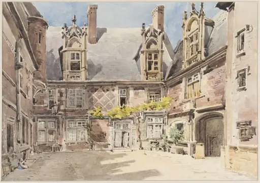 The Gendarmerie at Bourges, by Charles Claude Pyne