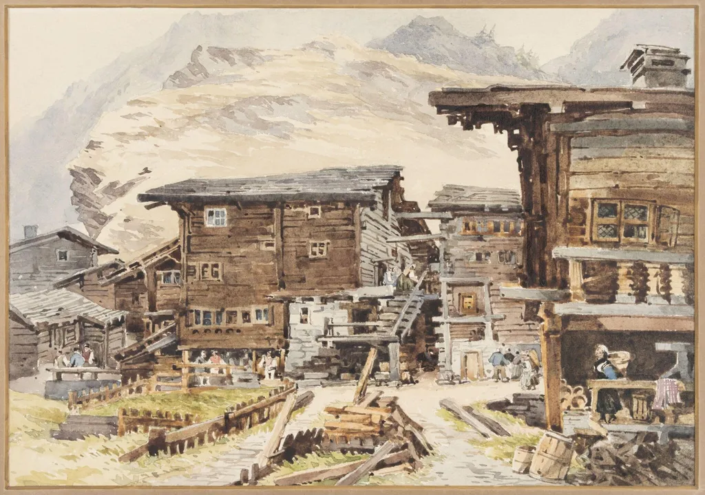 Untitled, by Charles Claude Pyne, watercolor, 1822