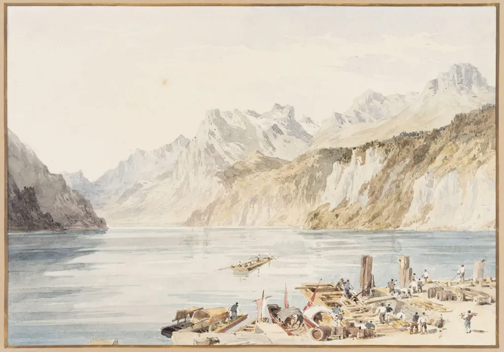 Untitled, by Charles Claude Pyne, watercolor, 1850