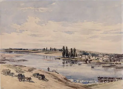 View of the Loire at Amboise