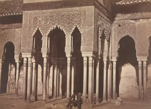 Courtyard, Alhambra, by Charles Clifford
