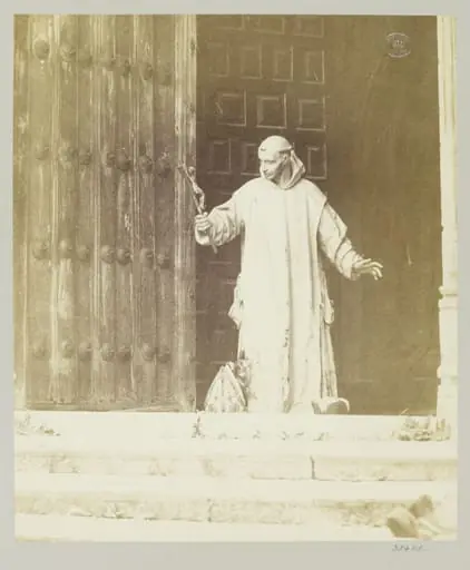 Statue of Saint Bruno in the Cartuja de Miraflores, by Charles Clifford