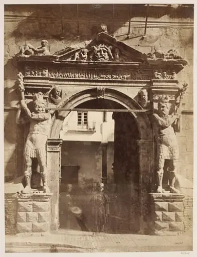 Zaragoza, Casa de los Gigantes, (now Audiencia), by Charles Clifford