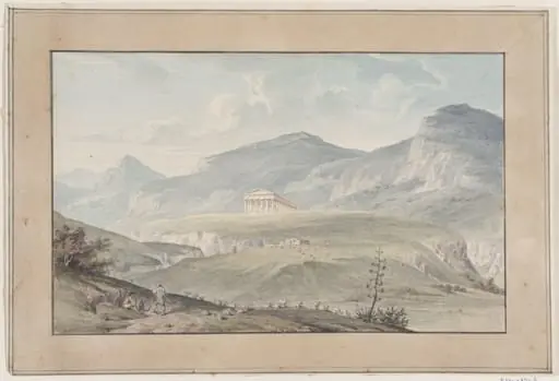 Temple of Segesta in Sicily, by Charles Cockerell