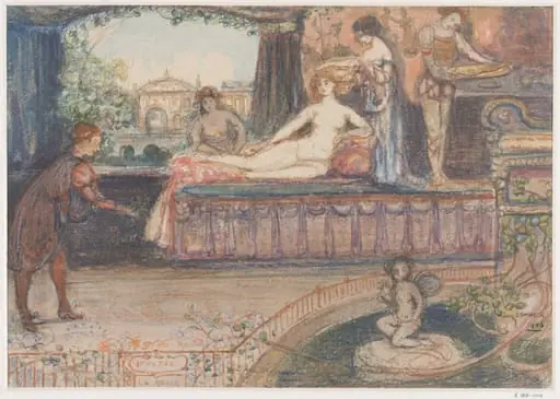 Imperia la Belle, by Charles Conder
