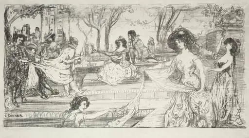 La Guitariste, by Charles Conder
