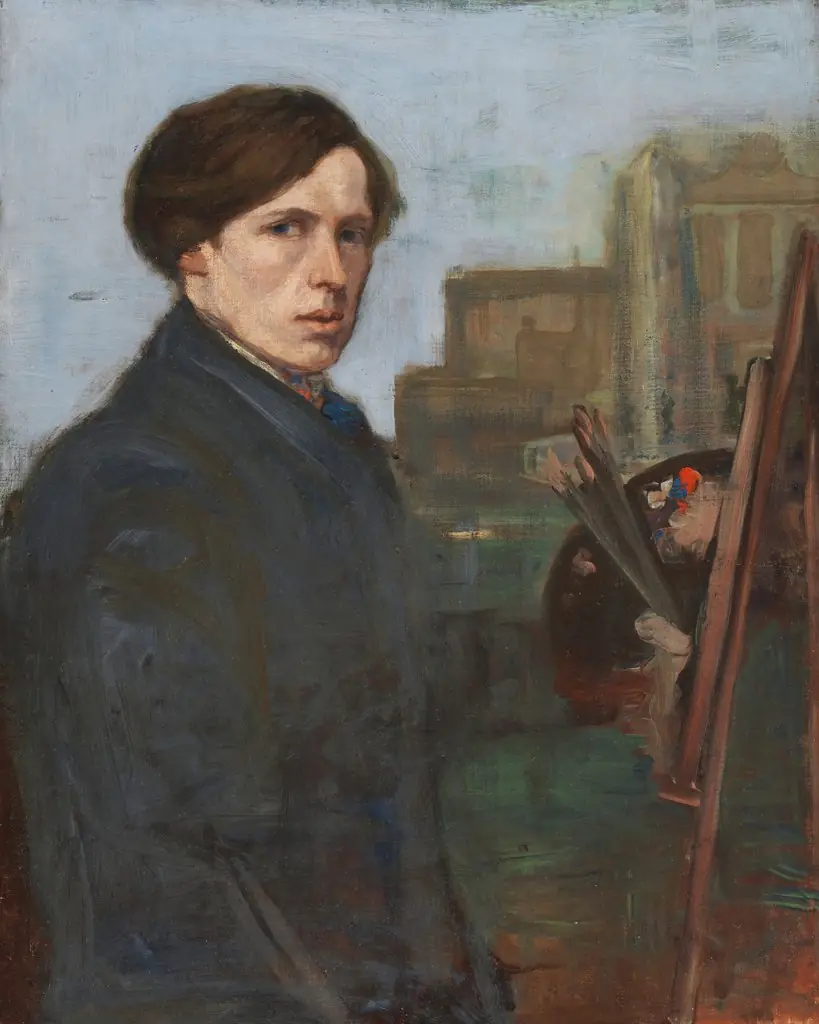 Portrait of William Orpen (1878-1931), Artist, by Charles Conder