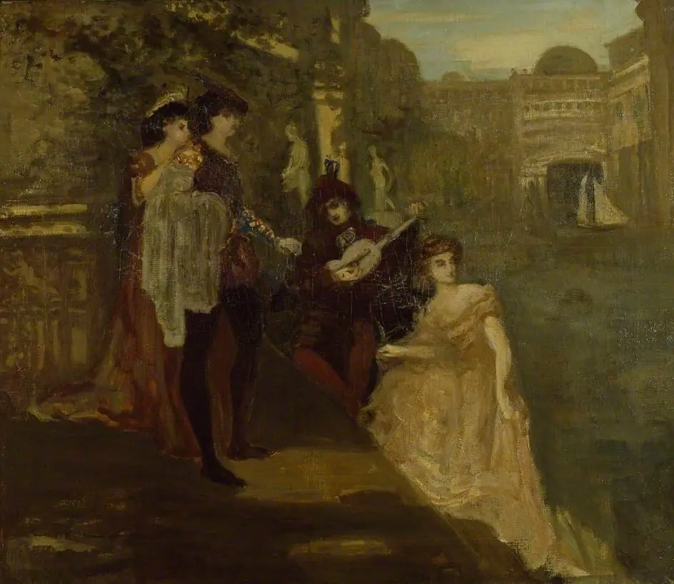 Venetian Night, by Charles Conder