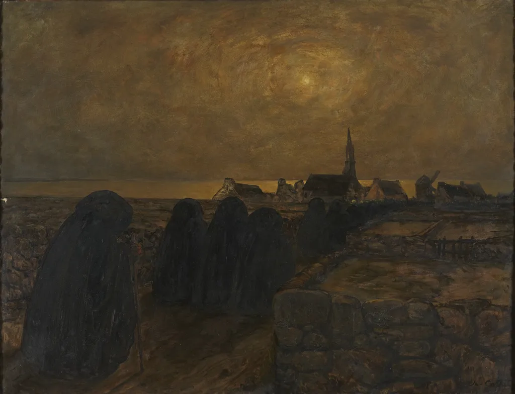 Low Mass, by Charles Cottet, unspecified, 1898