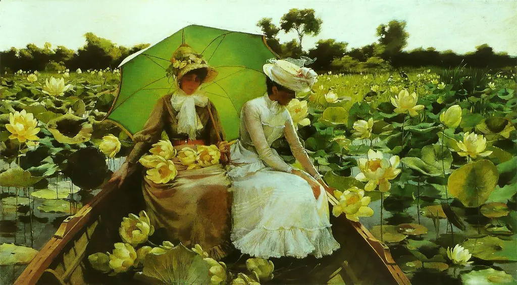 Lotus Lilies, by Charles Courtney Curran
