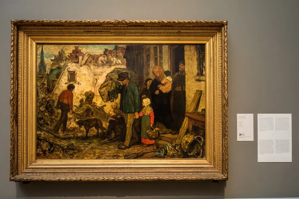 The expulsion, by Charles de Groux