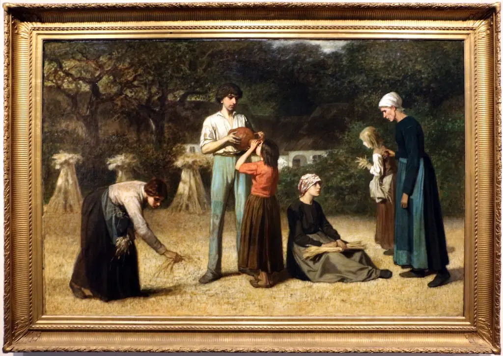 The gleaners, by Charles de Groux