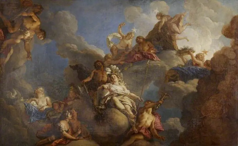 The Triumph of Minerva, by Charles de La Fosse