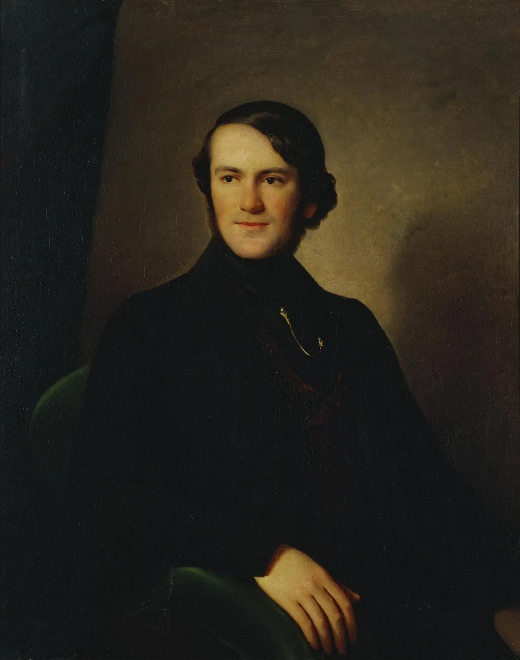 Portrait of Baron Alexander Stieglitz, by Charles de Steuben, oil, 1844