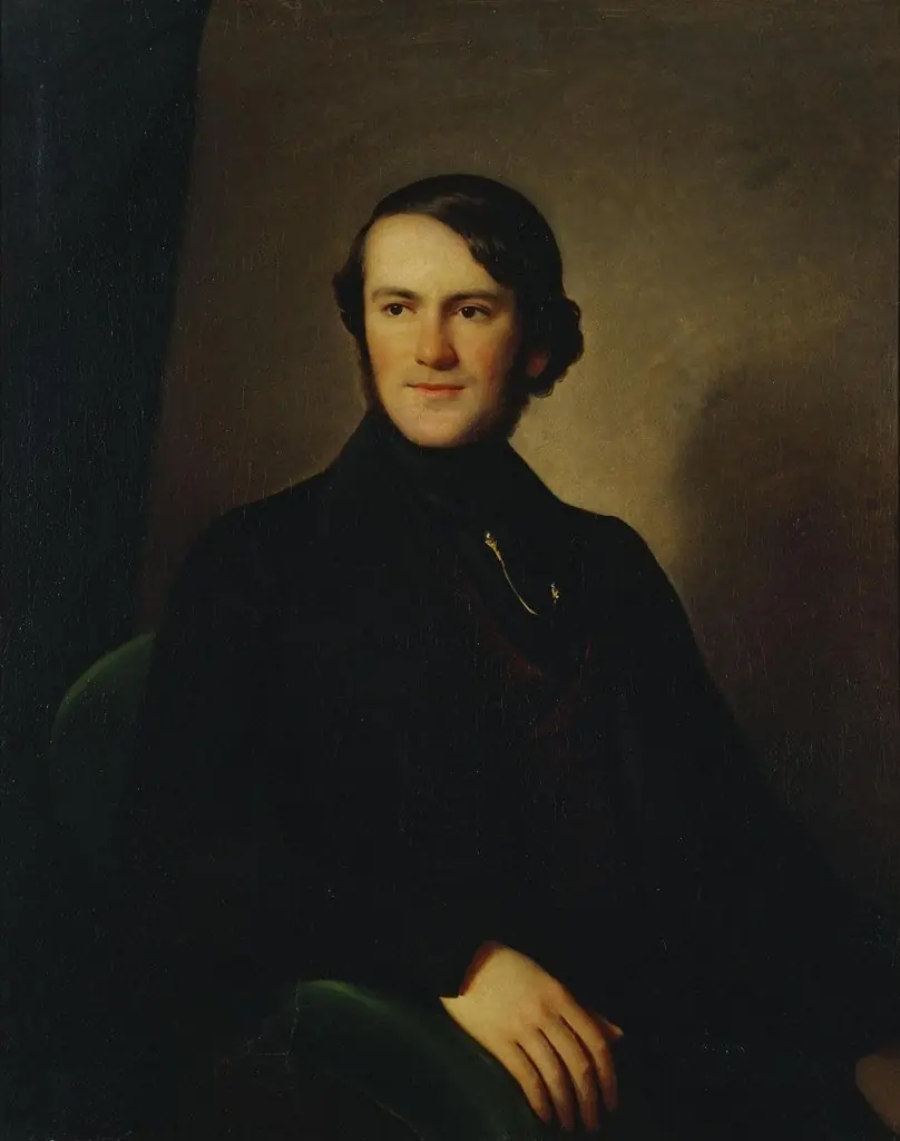 Portrait of Baron Alexander Stieglitz, by Charles de Steuben