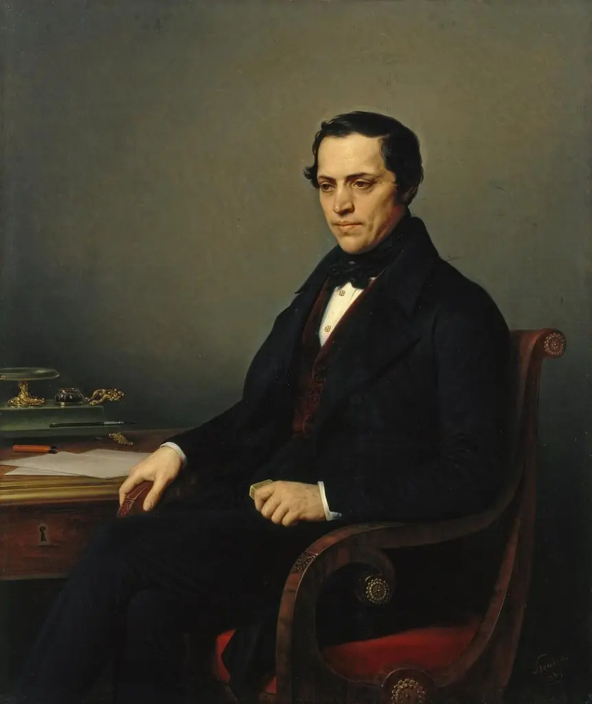 Portrait of D.E. Benardaki, by Charles de Steuben