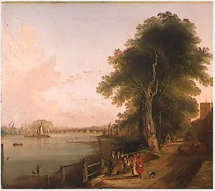 Cheyne Walk, Chelsea, by Charles Deane