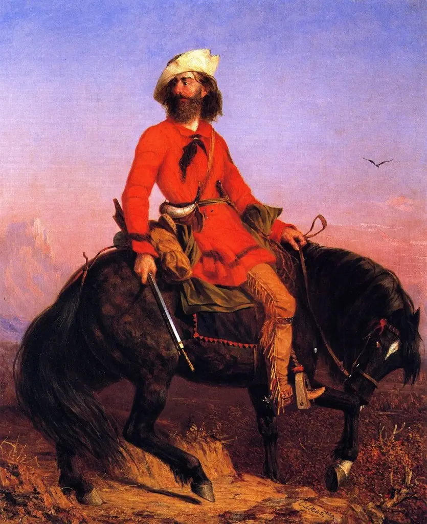 Long Jakes; The Rocky Mountains Man, by Charles Deas