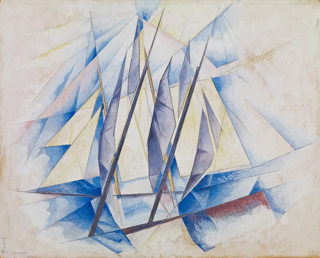 Sail: In Two Movements, by Charles Demuth, unspecified, 1919