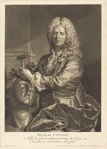 Nicolas Coustou, by Charles Dupuis