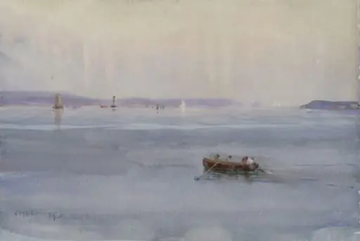 Entrance to Poole Harbour after Rain, by Charles Edward Holloway