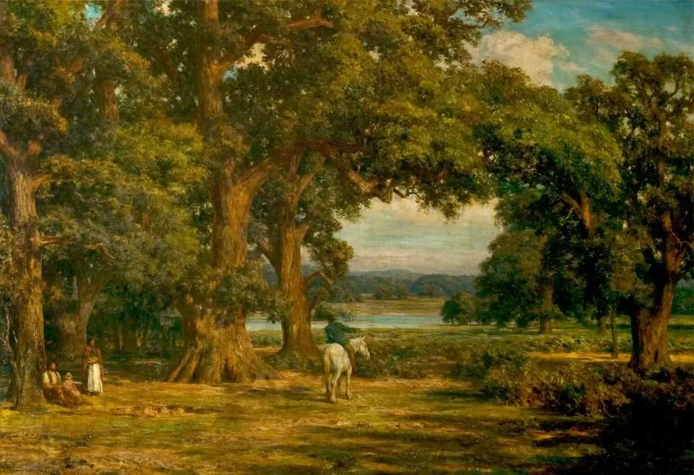 Sherwood Forest, Nottinghamshire, by Charles Edward Johnson
