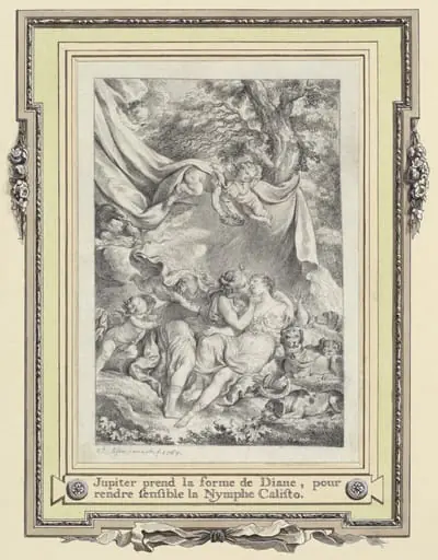 Jupiter and Callisto, by Charles Eisen