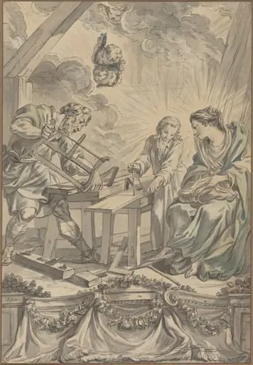 The Holy Family in the Carpenter's Shop, by Charles Eisen