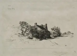 Les Petits Maisons Kercassier, by Charles-Émile Jacque