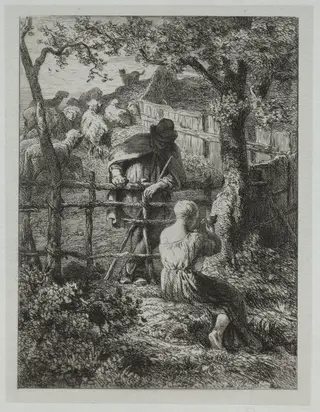 Summer, by Charles-Émile Jacque, 1864