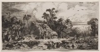 The Cottage, by Charles-Émile Jacque