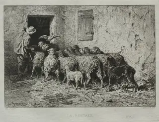 The Return, by Charles-Émile Jacque