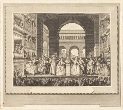 Couronnement de Voltaire (The Crowning of Voltaire), by Charles-Etienne Gaucher